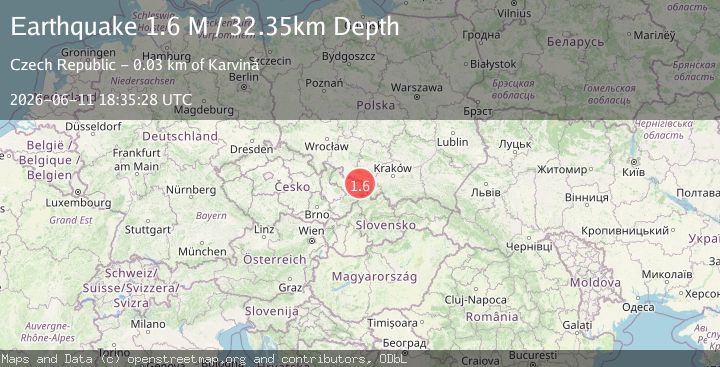 Map of Czech Republic