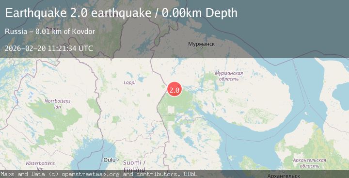 Map of northwestern Russia