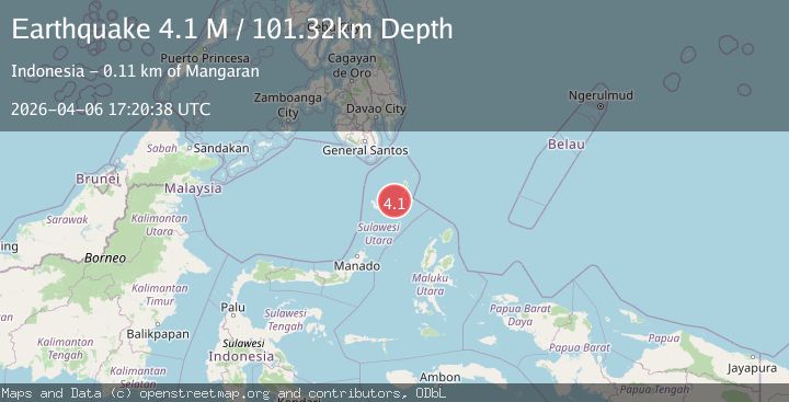 Map of Kepulauan Talaud, Indonesia