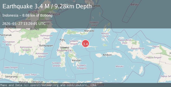 Map of Kepulauan Sula, Indonesia