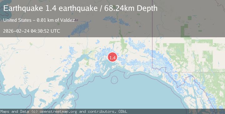 Map of Southern Alaska
