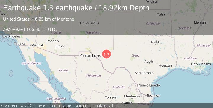 Map of western Texas