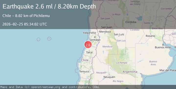 Map of Libertador General Bernardo O'Higgins, Chile