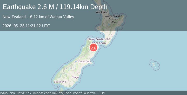 Map of Marlborough District, New Zealand