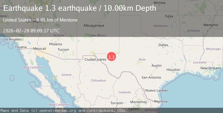Map of western Texas