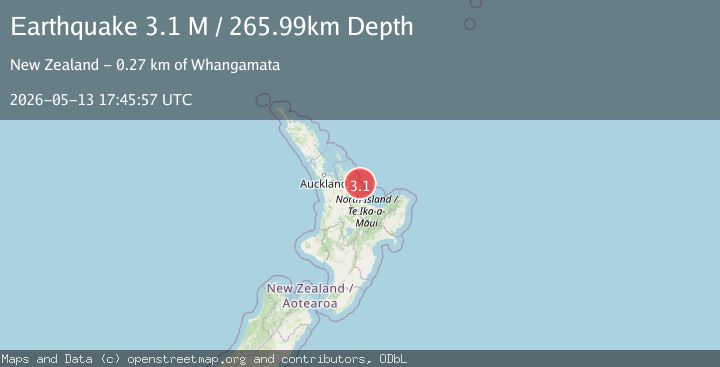 Map of North Island of New Zealand