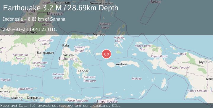 Map of Kepulauan Sula, Indonesia