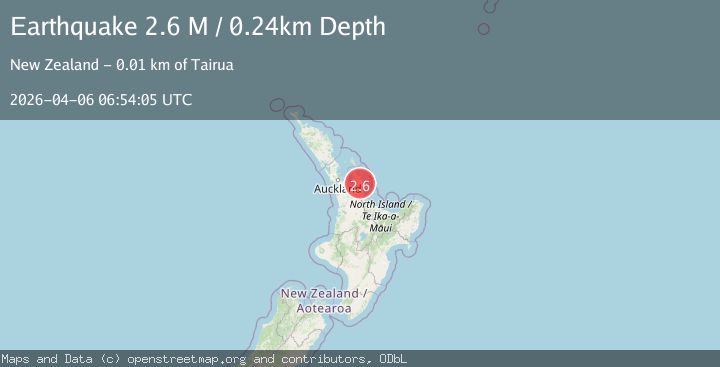 Map of Thames-Coromandel District, New Zealand