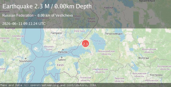 Map of northwestern Russia
