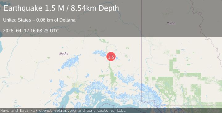 Map of Central Alaska