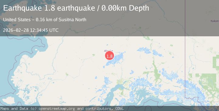 Map of Central Alaska