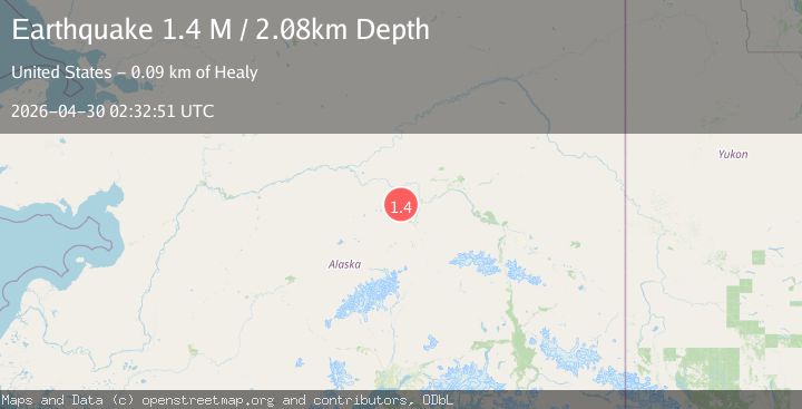 Map of Central Alaska