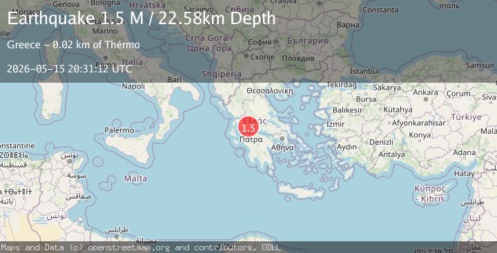Map of West Greece