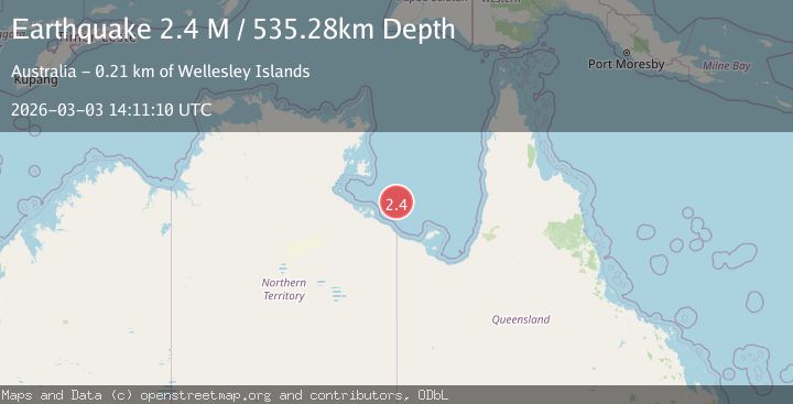 Map of Northern Territory, Australia