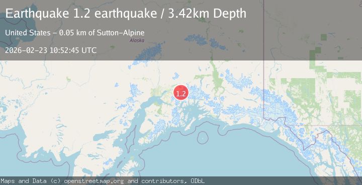 Map of Southern Alaska