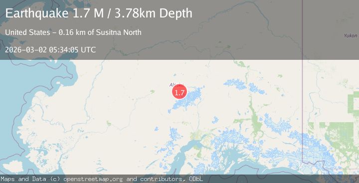 Map of Central Alaska
