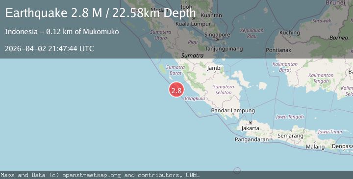 Map of Kepulauan Mentawai region, Indonesia