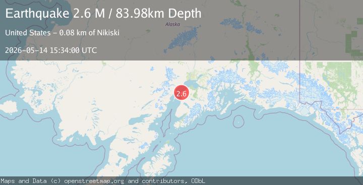 Map of Kenai Peninsula, Alaska