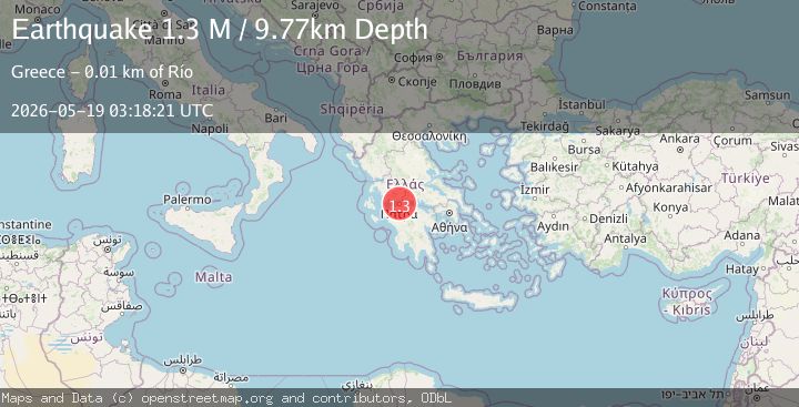 Map of West Greece