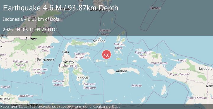 Map of Kepulauan Sula, Indonesia