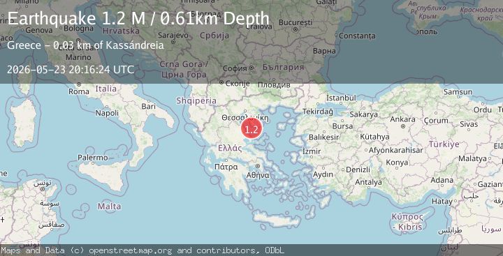 Map of Aegean Sea