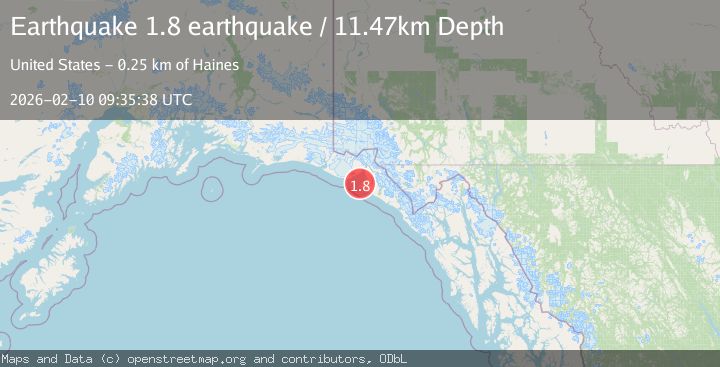 Map of Southeastern Alaska