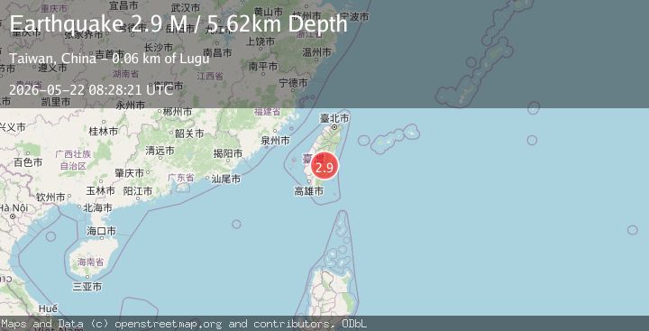 Map of Taiwan