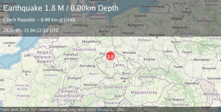 Map of Czech Republic