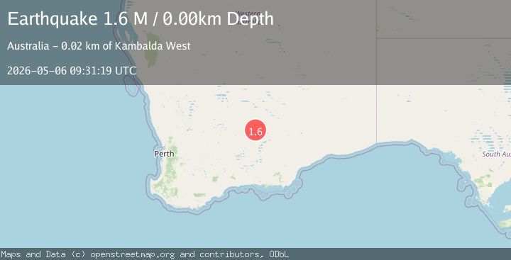 Map of Western Australia