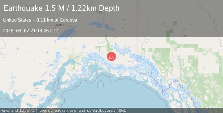 Map of Southern Alaska