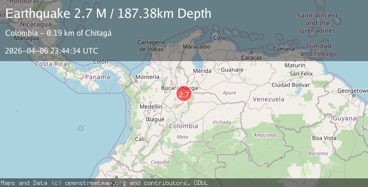 Map of northern Colombia