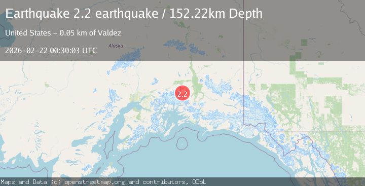 Map of Southern Alaska