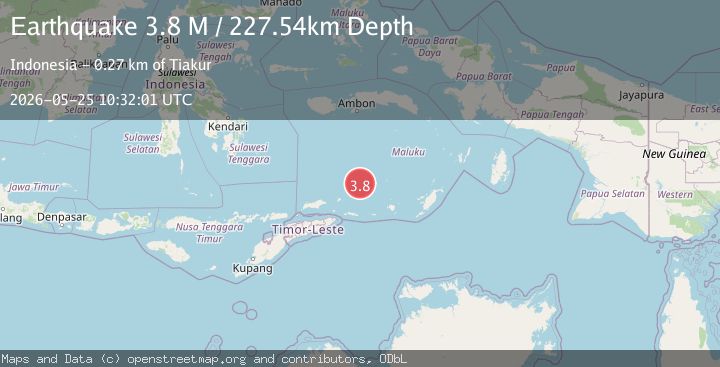 Map of Banda Sea