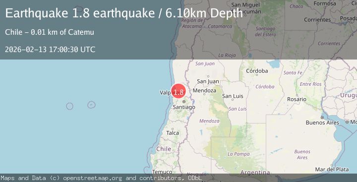 Map of Valparaiso, Chile
