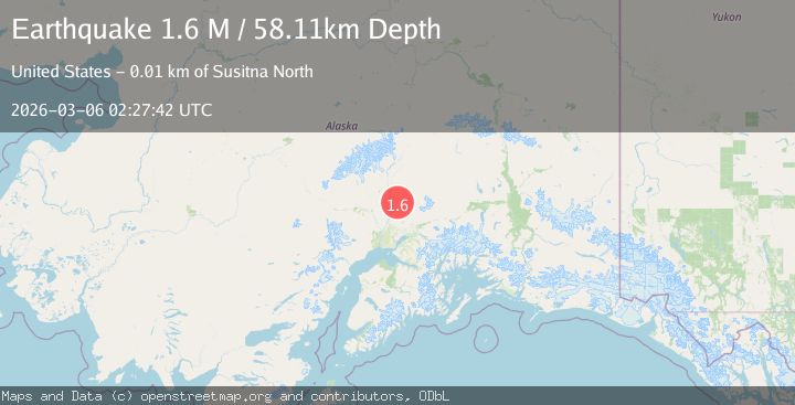 Map of Central Alaska