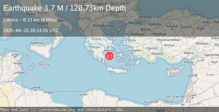 Map of Offshore southern Greece