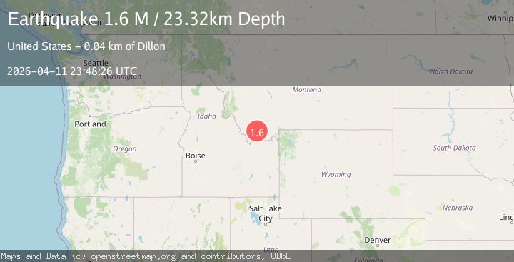 Map of western Montana