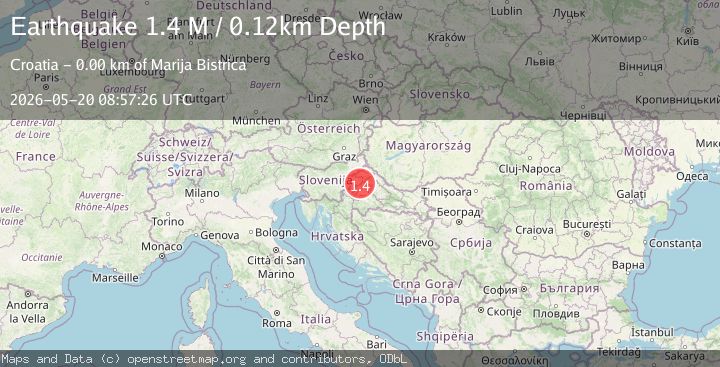 Map of Croatia