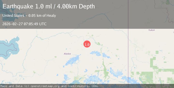 Map of Central Alaska