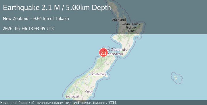 Map of Buller District, New Zealand