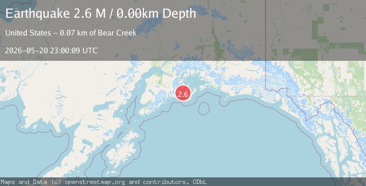 Map of Kenai Peninsula, Alaska