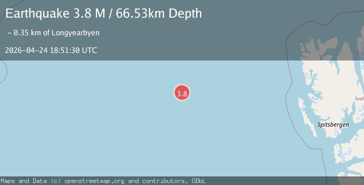 Map of Greenland Sea