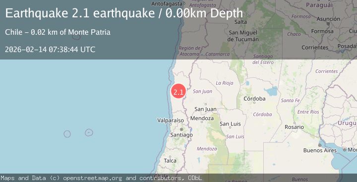 Map of Coquimbo, Chile