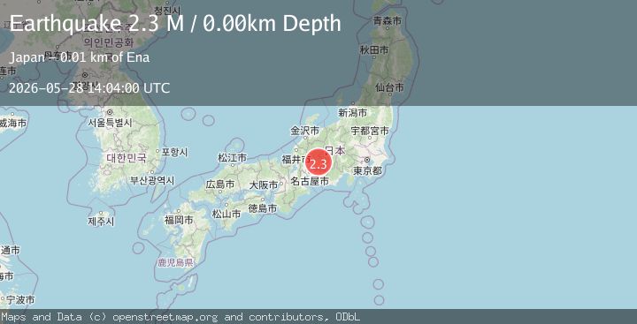 Map of Gifu, Japan