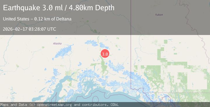 Map of Central Alaska