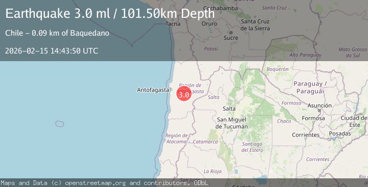 Map of Antofagasta, Chile