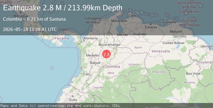 Map of northern Colombia
