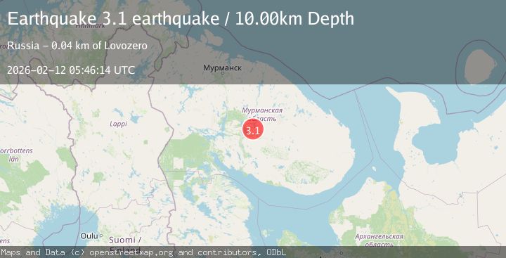 Map of northwestern Russia