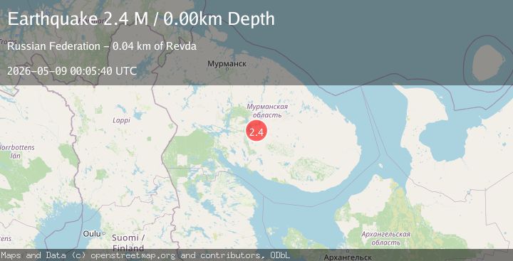 Map of northwestern Russia