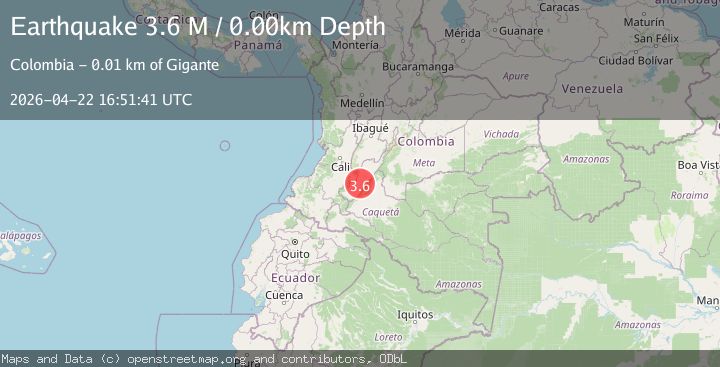 Map of Colombia